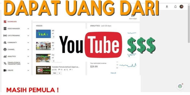 Cara Mendapatkan Uang di YouTube