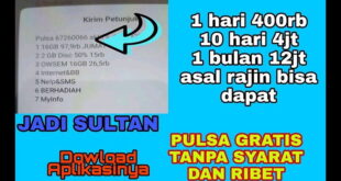 Cara Mendapat Pulsa Gratis