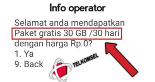 Cara Mendapatkan Kuota Gratis Telkomsel Tanpa Aplikasi