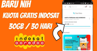 Cara Dapat Kuota Gratis Indosat