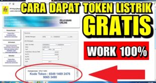 Cara Dapat Token Listrik Gratis