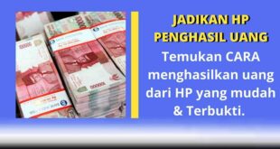 Cara Mendapatkan Uang Tanpa Modal Lewat HP